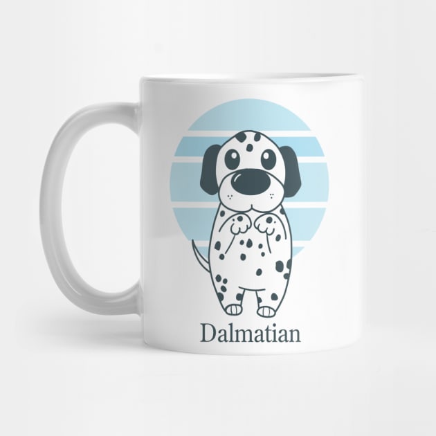 Cute Dogs illustrations - Dalmatian by MariOyama